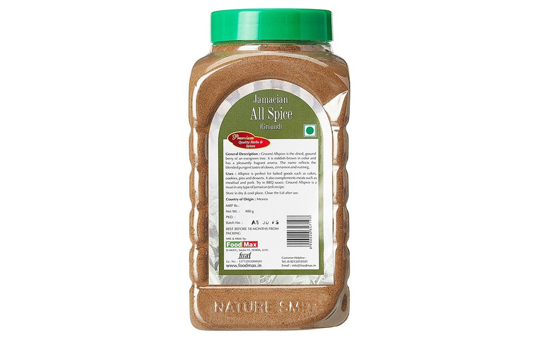 NatureSmith Jamacian All Spice (Ground)    Plastic Jar  400 grams
